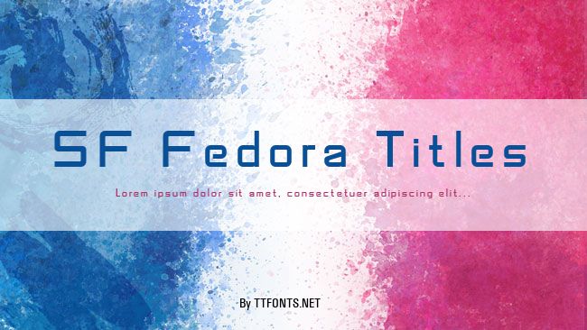 SF Fedora Titles example